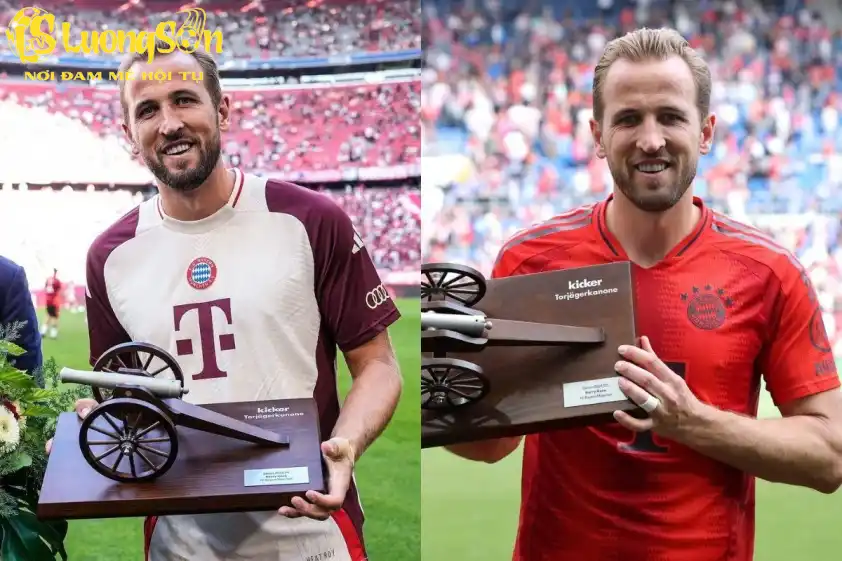 Harry Kane là cầu thủ đầu tiên giành Chiếc giày vàng Bundesliga ở 2 mùa giải đầu tiên.